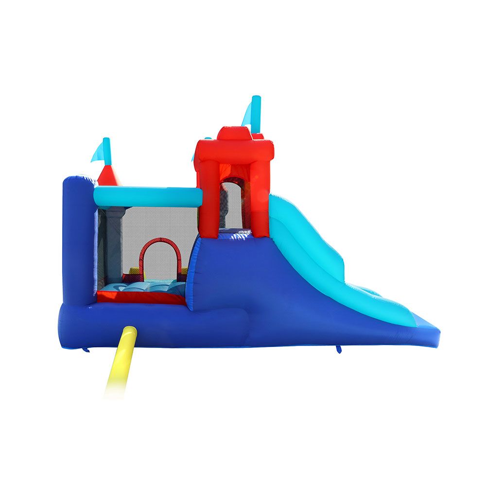 HAPPY HOP Trampoline castle with slide 400x280x265