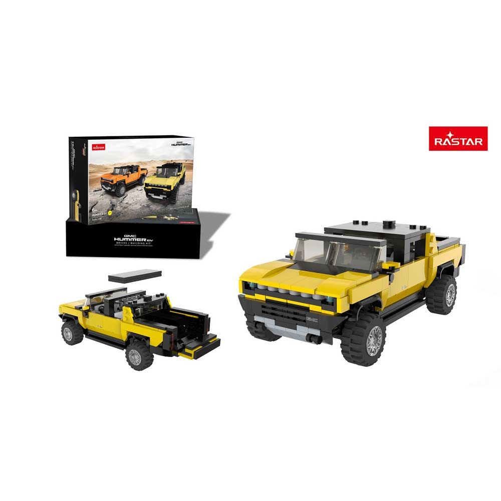 RASTAR jeep Hummer EV Bricks kit 1:30 yellow