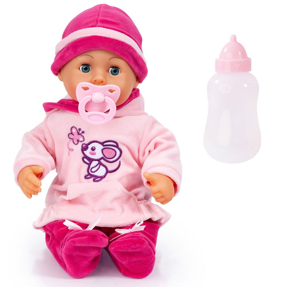 BAYER Doll Baby My First Words 38cm. Dress with Michele
