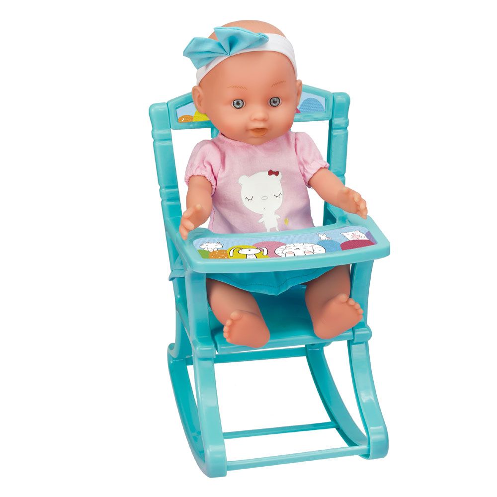 LT Кукла пишкаща Le Petit Bebe 30 см. с легло, стол за хранене и корито