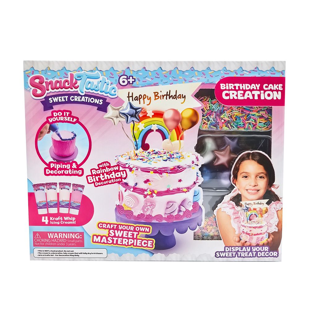 Snack Tastic Decorative Treats Birthday Cake