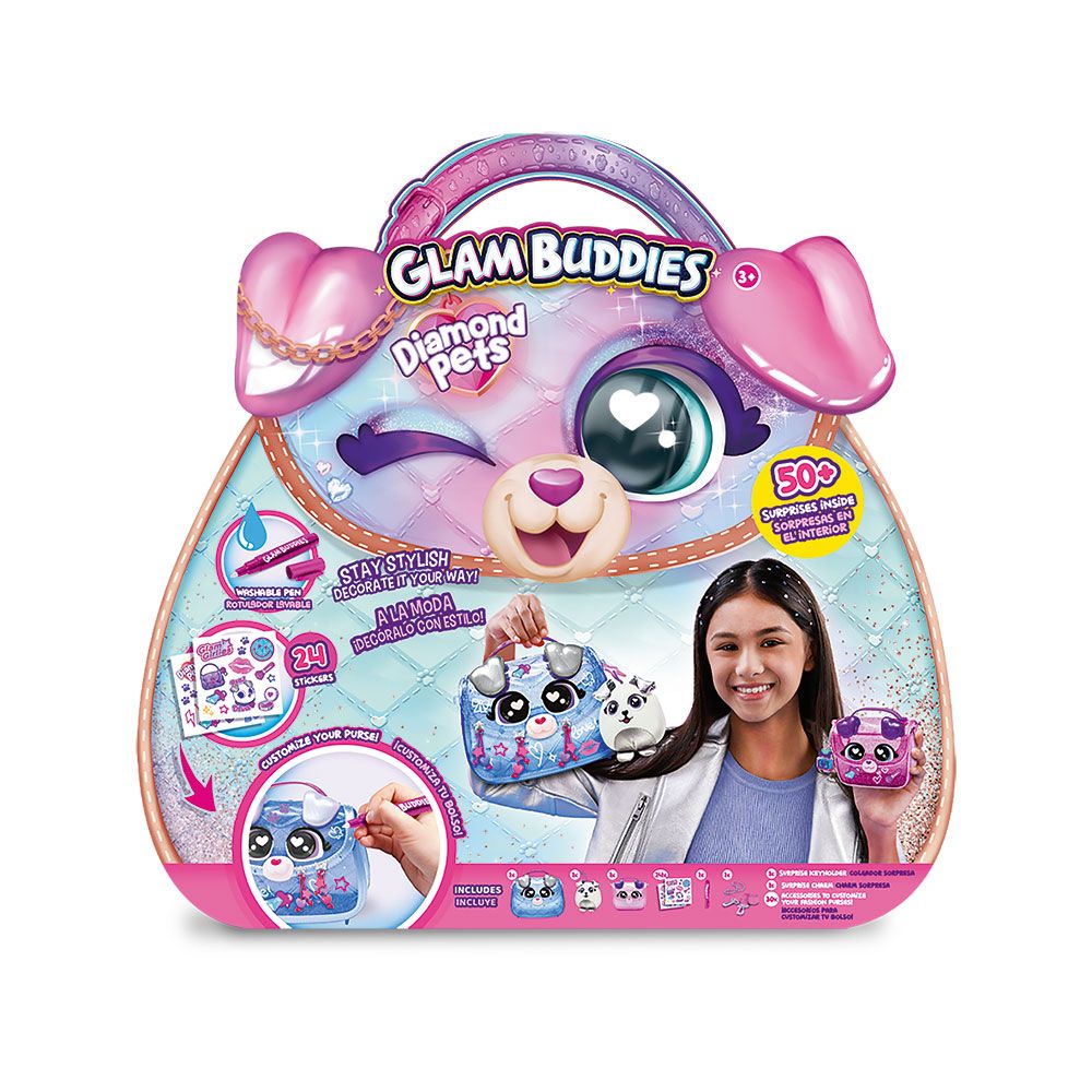Glam Buddies Чантичка Diamond с Портмоне