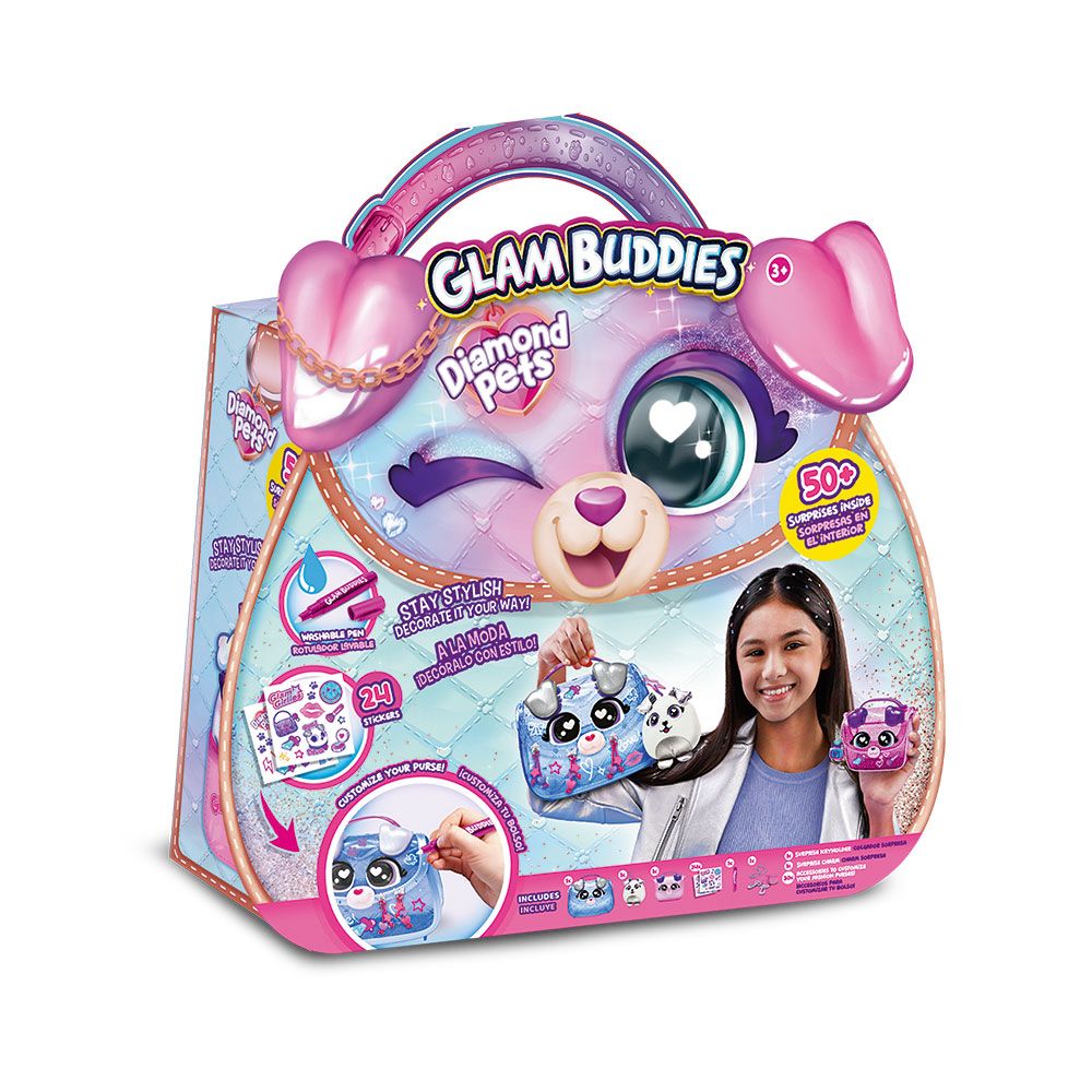 Glam Buddies Чантичка Diamond с Портмоне