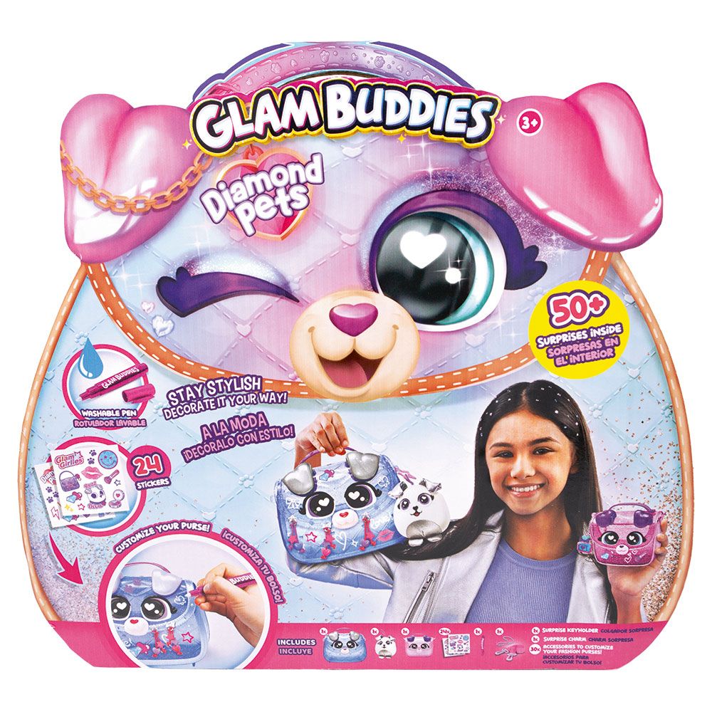 Glam Buddies Чантичка Diamond с Портмоне
