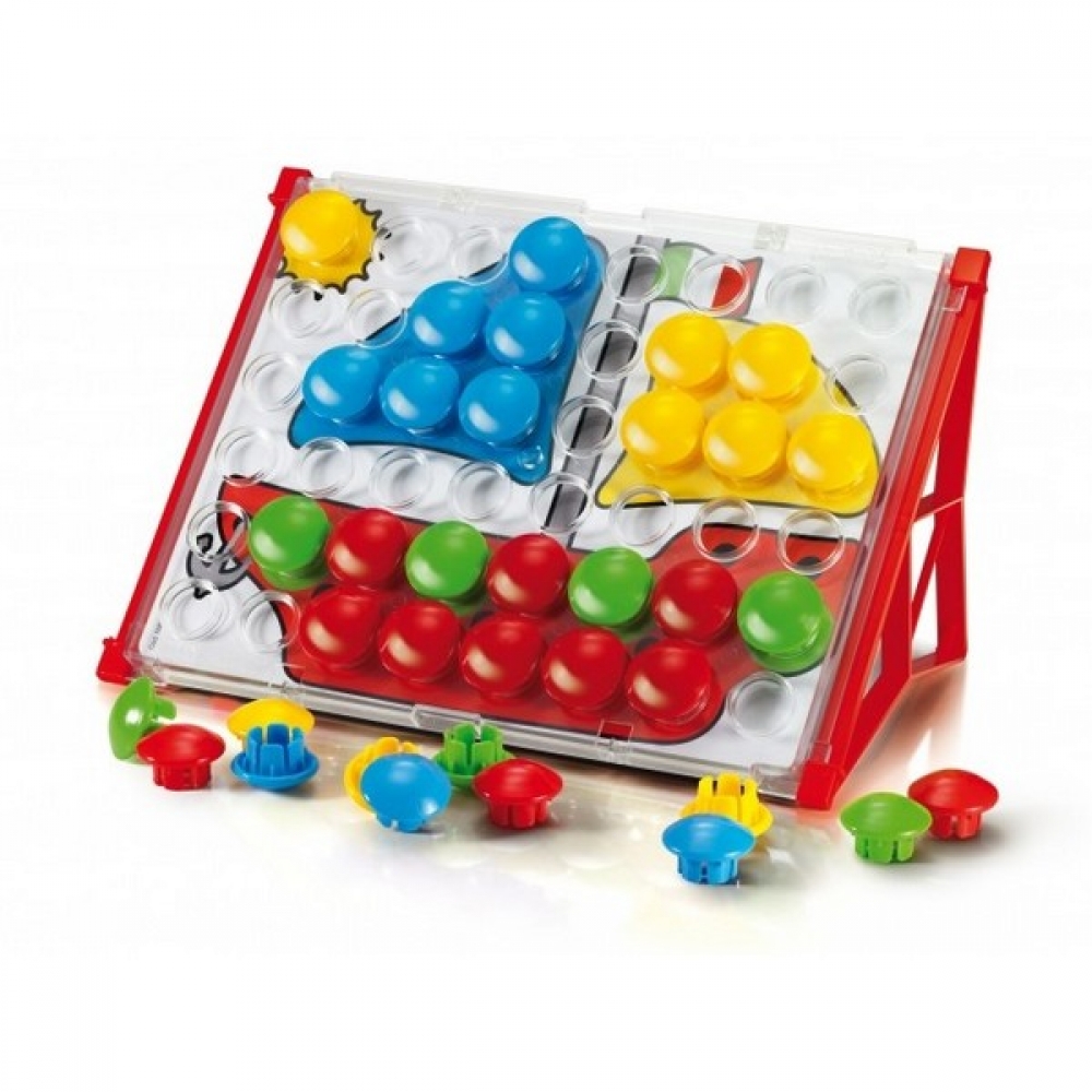 Quercetti Fantacolor Junior large-pegs mosaic