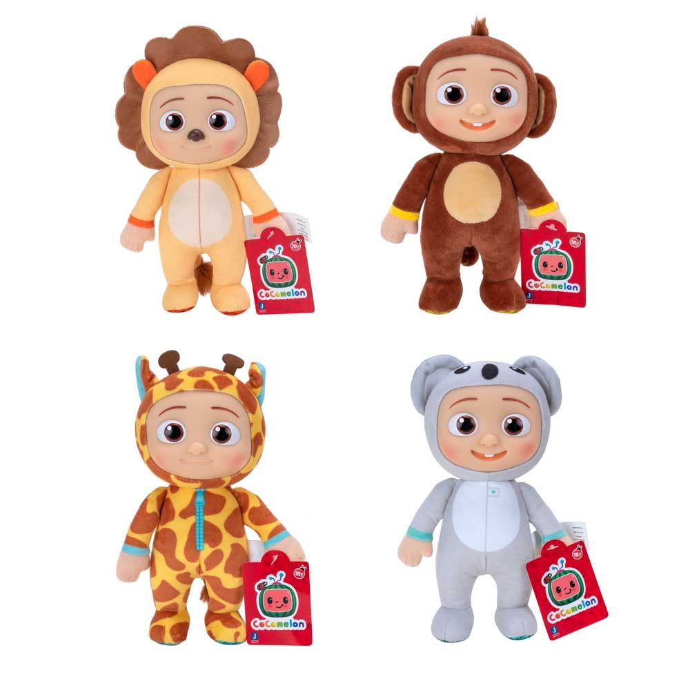 COCOMELON Plush figure JJ lion / giraffe / koala / monkey