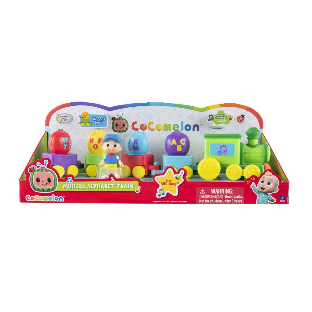 COCOMELON Musical train Alphabet with figure JJ