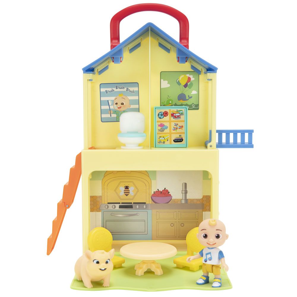 COCOMELON Transformable house with figures POP N' PLAY