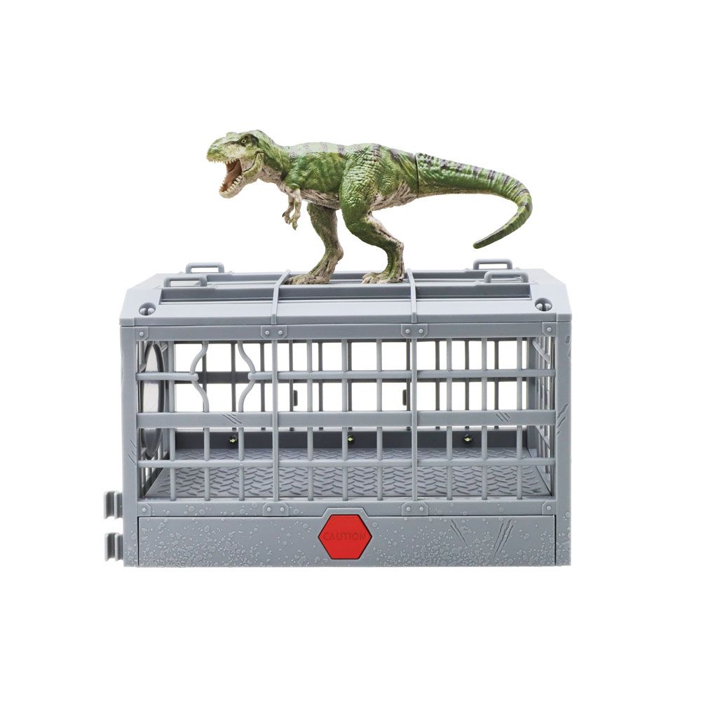 JURASSIC WORLD Dinosaur T Rex in a Cage