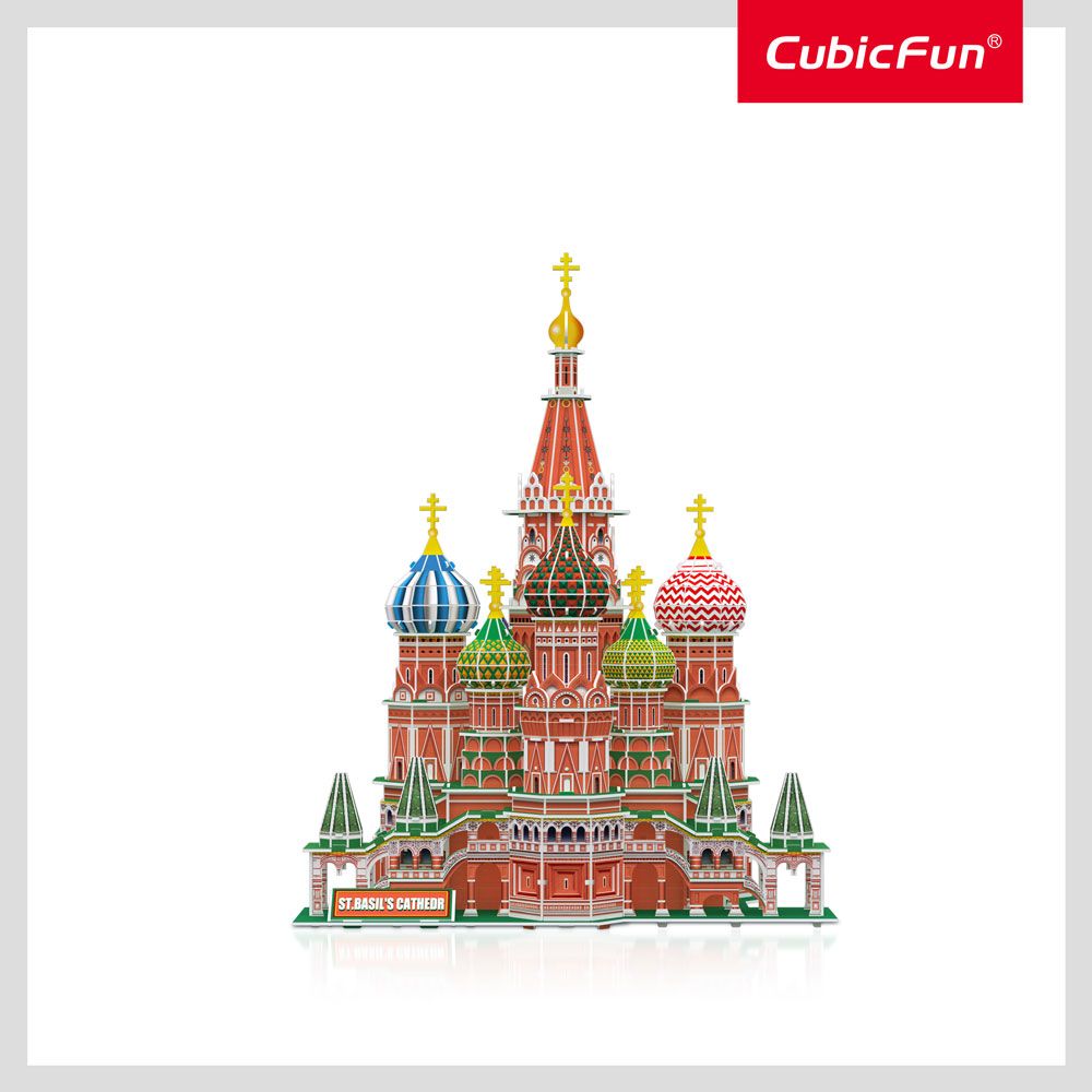 CubicFun Puzzle 3D National Geographic St. Basil's Cathedral (Russia) 224h.