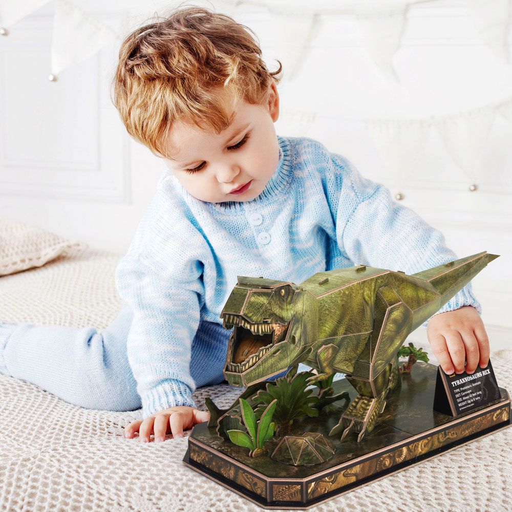 CubicFun Пъзел 3D National Geographic Tyrannosaurus Rex 52ч.