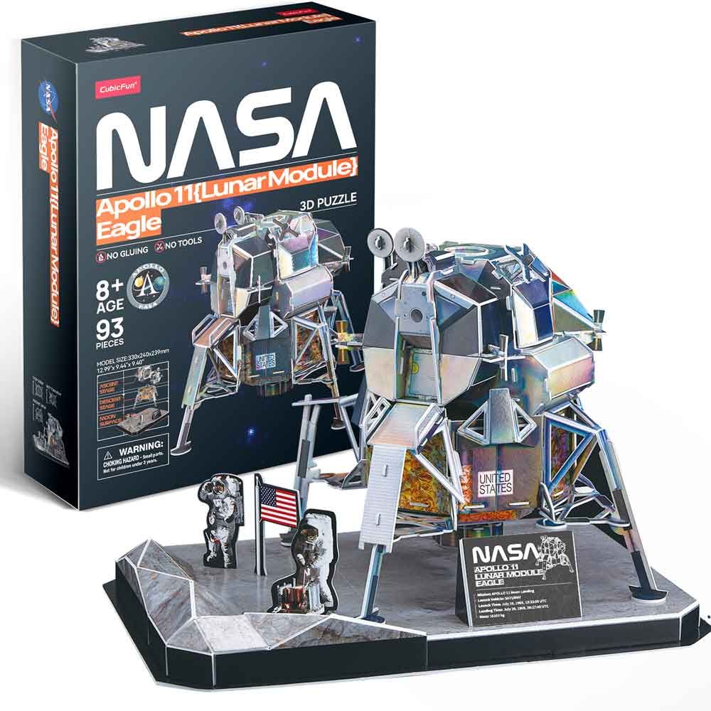 CubicFun 3D Puzzle NASA Lunar Module Apollo 11 Eagle 93 pcs