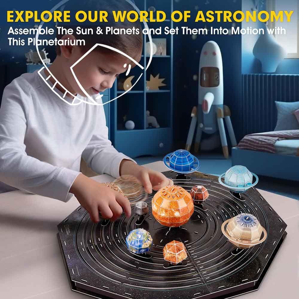 CubicFun Пъзел 3D National Geographic Слънчева Система 173ч.