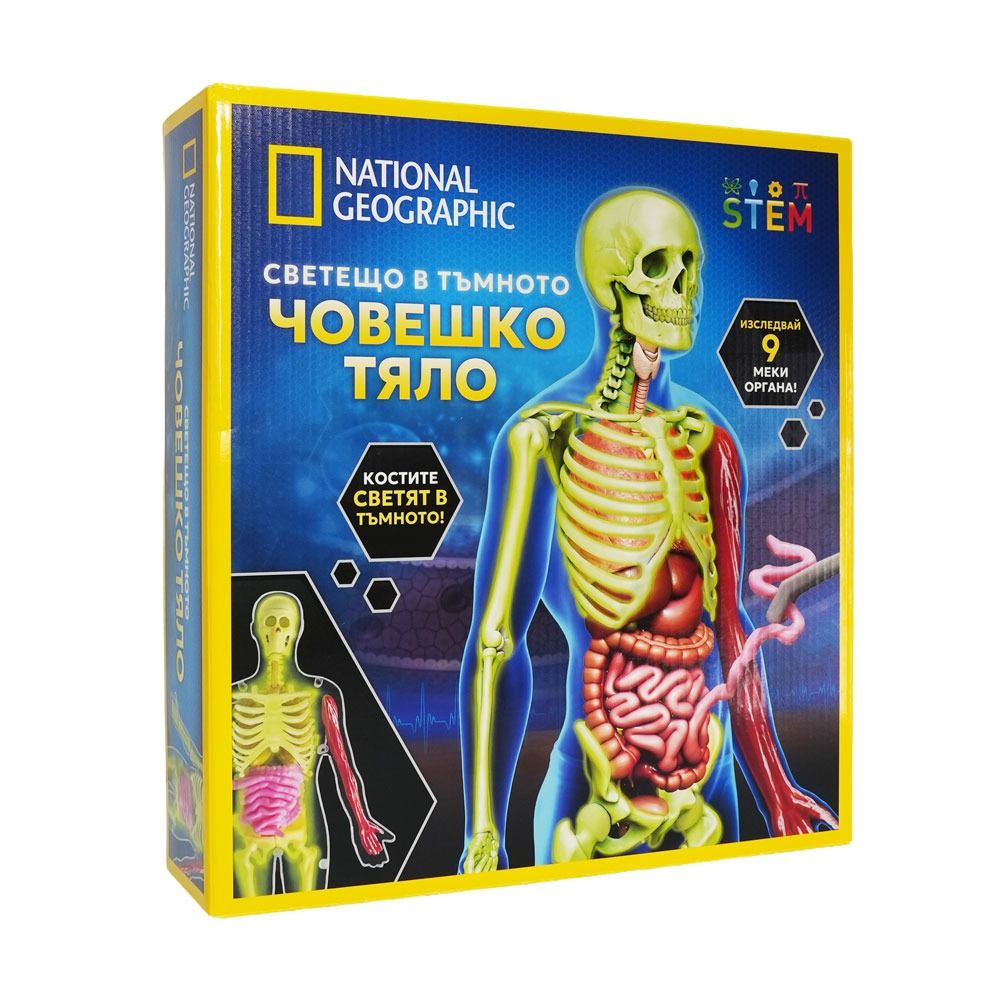 STEM National Geographic Светещо в Тъмното Човешко Тяло