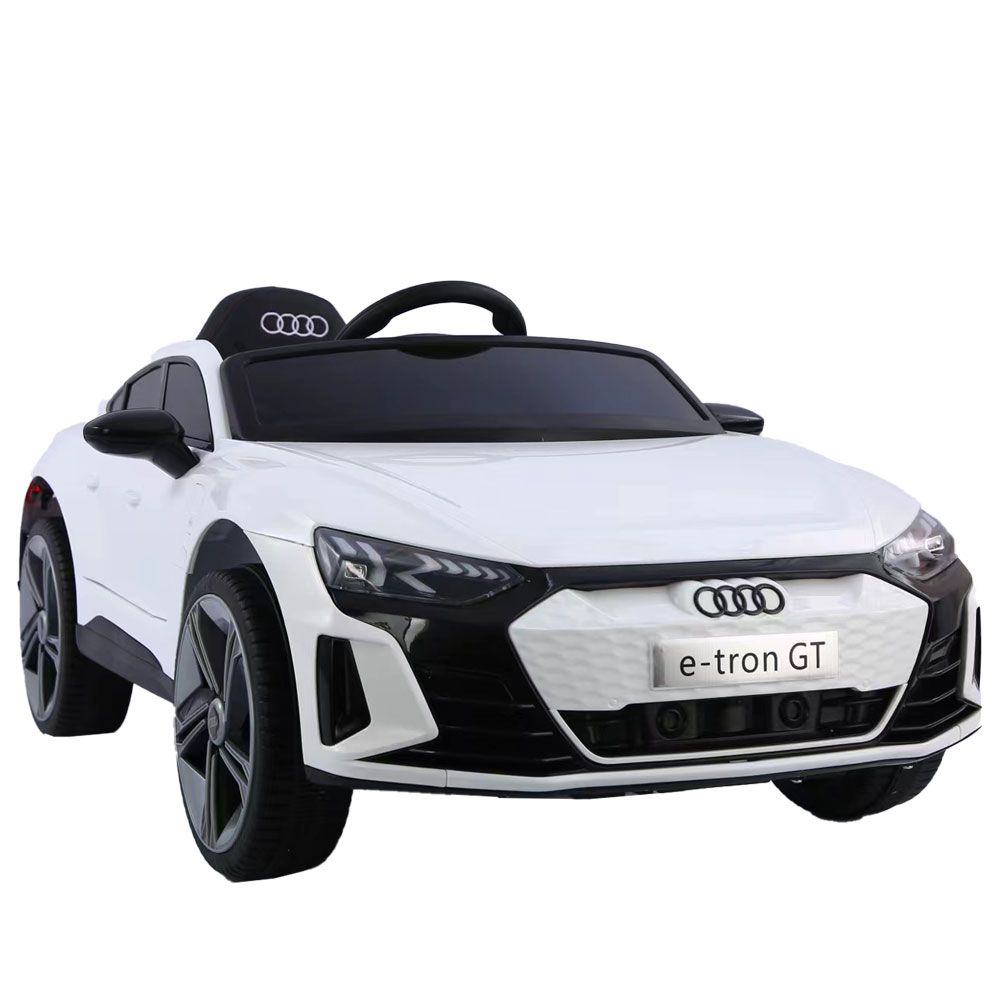 Car Battery 12V AUDI RS ETRON GT with leather seat and parental control Red