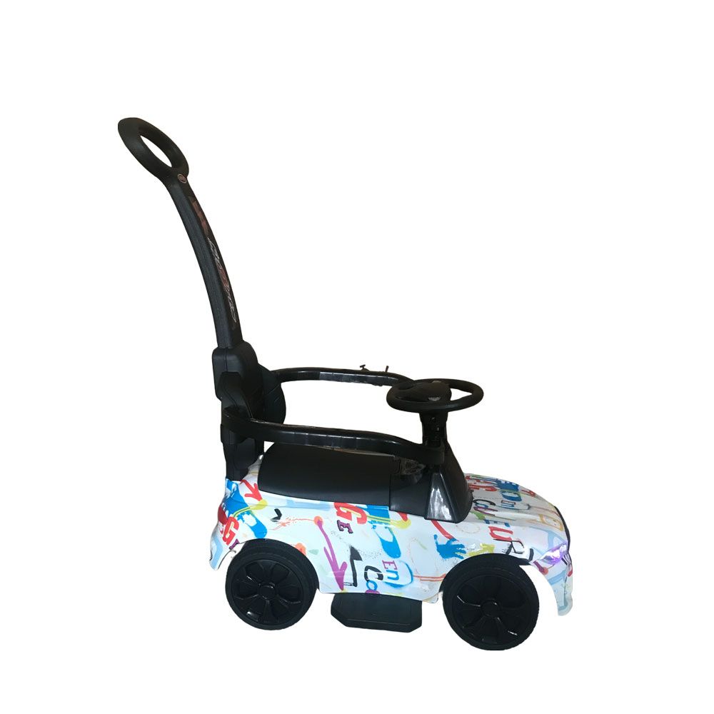 Ride-On GRAFFITI ride-on car white/blue