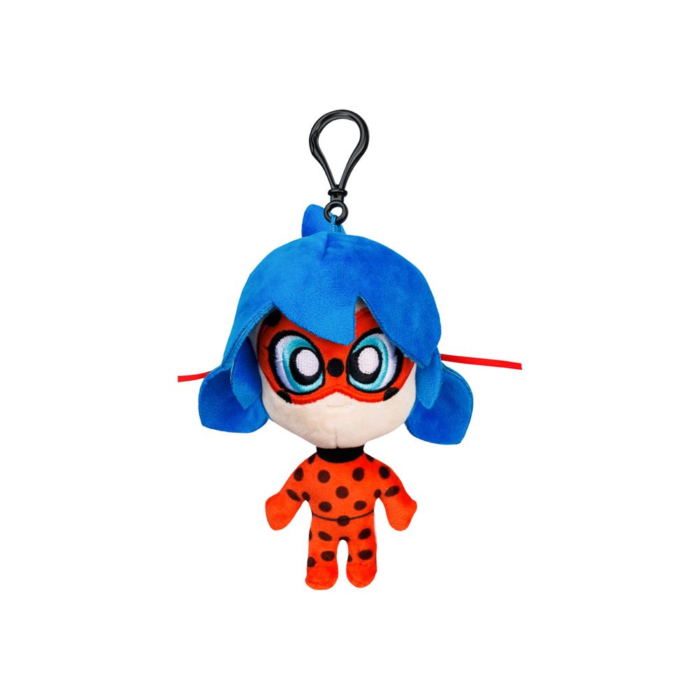PMI Miraculous Ladybug and Cat Plush Figure Keychain