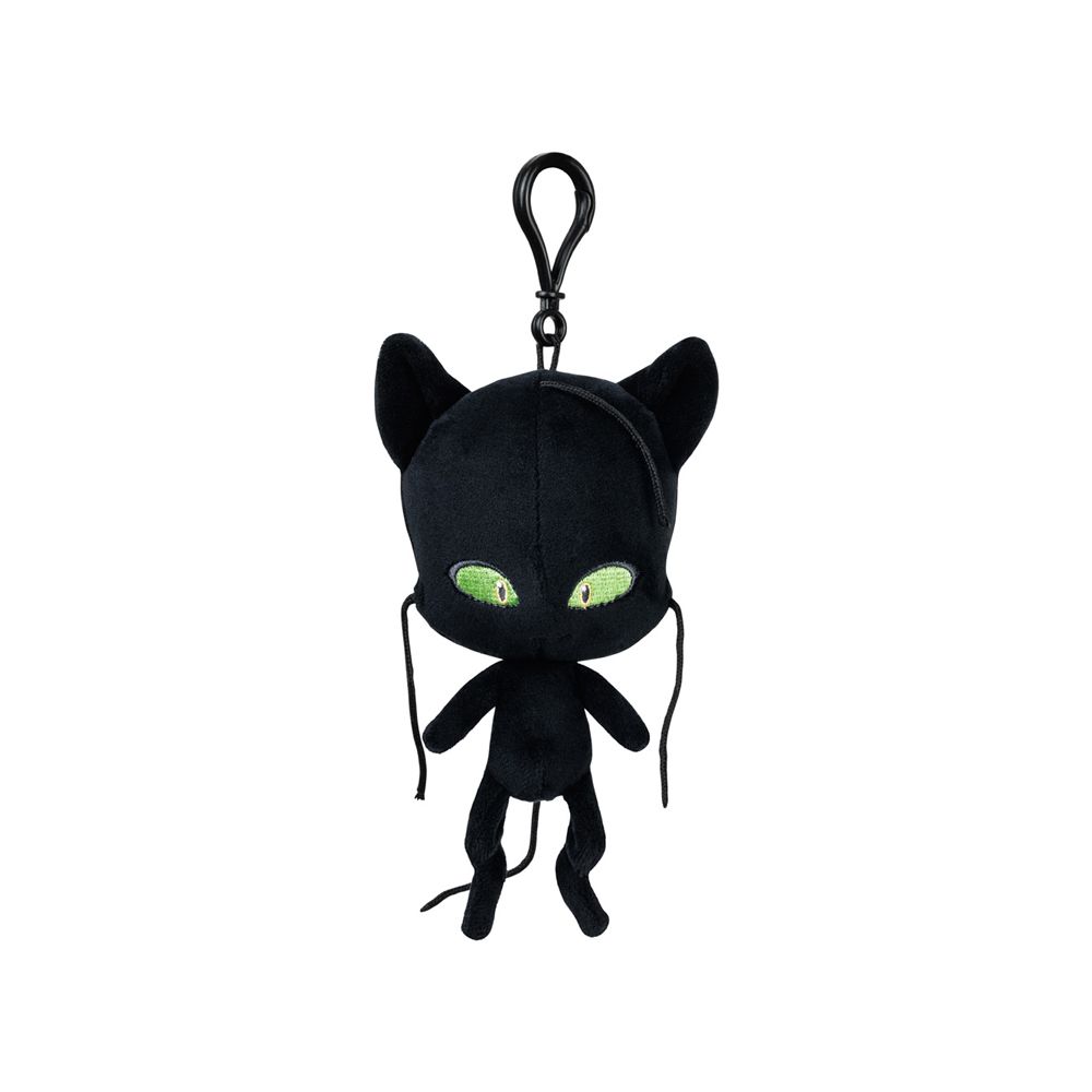 PMI Miraculous Ladybug and Cat Plush Figure Keychain