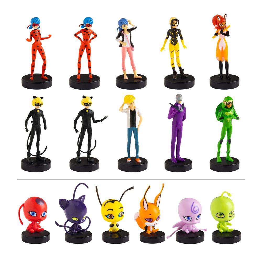 P.M.I. Miraculous Калинката и Котарака 3 Фигури Печат