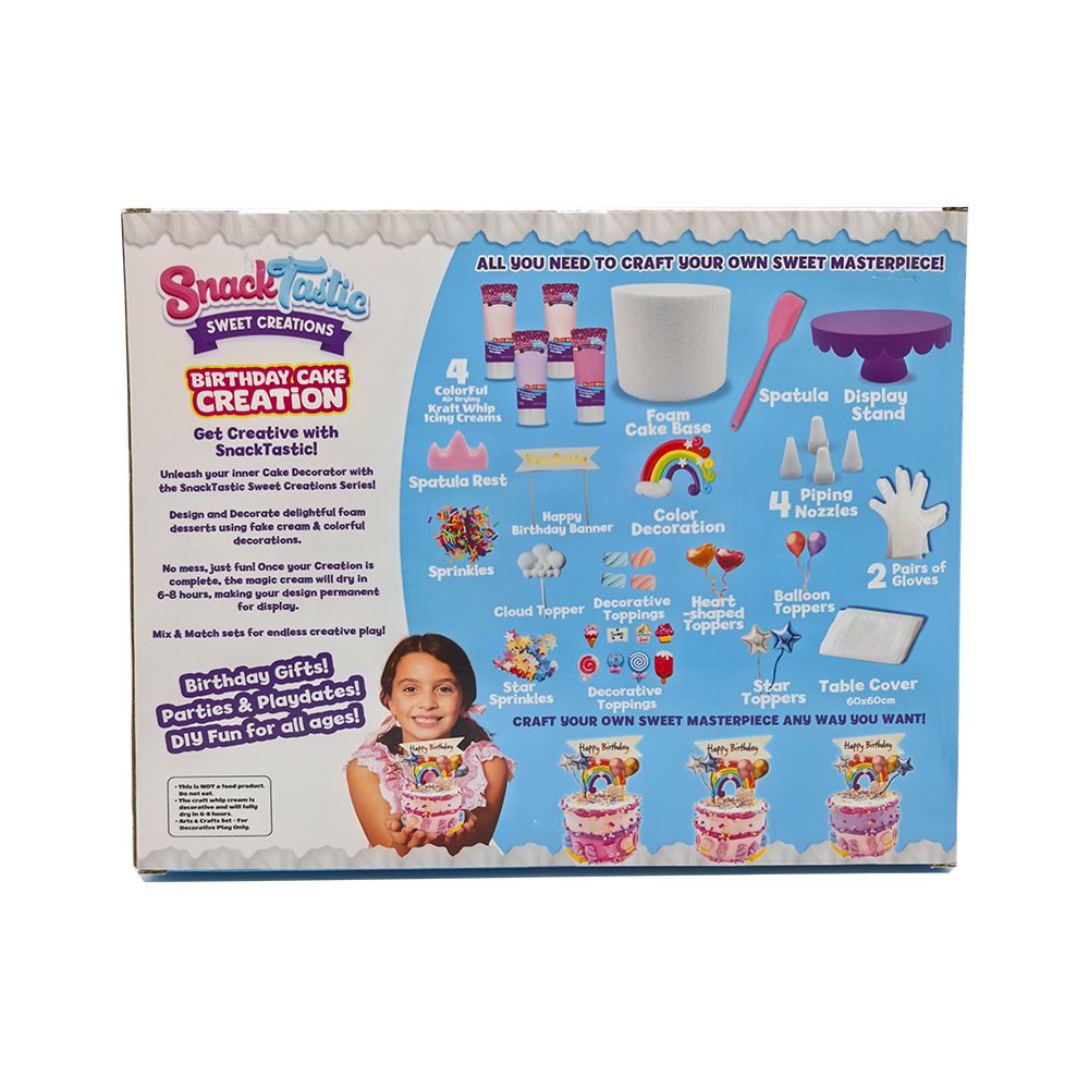 Snack Tastic Decorative Treats Birthday Cake