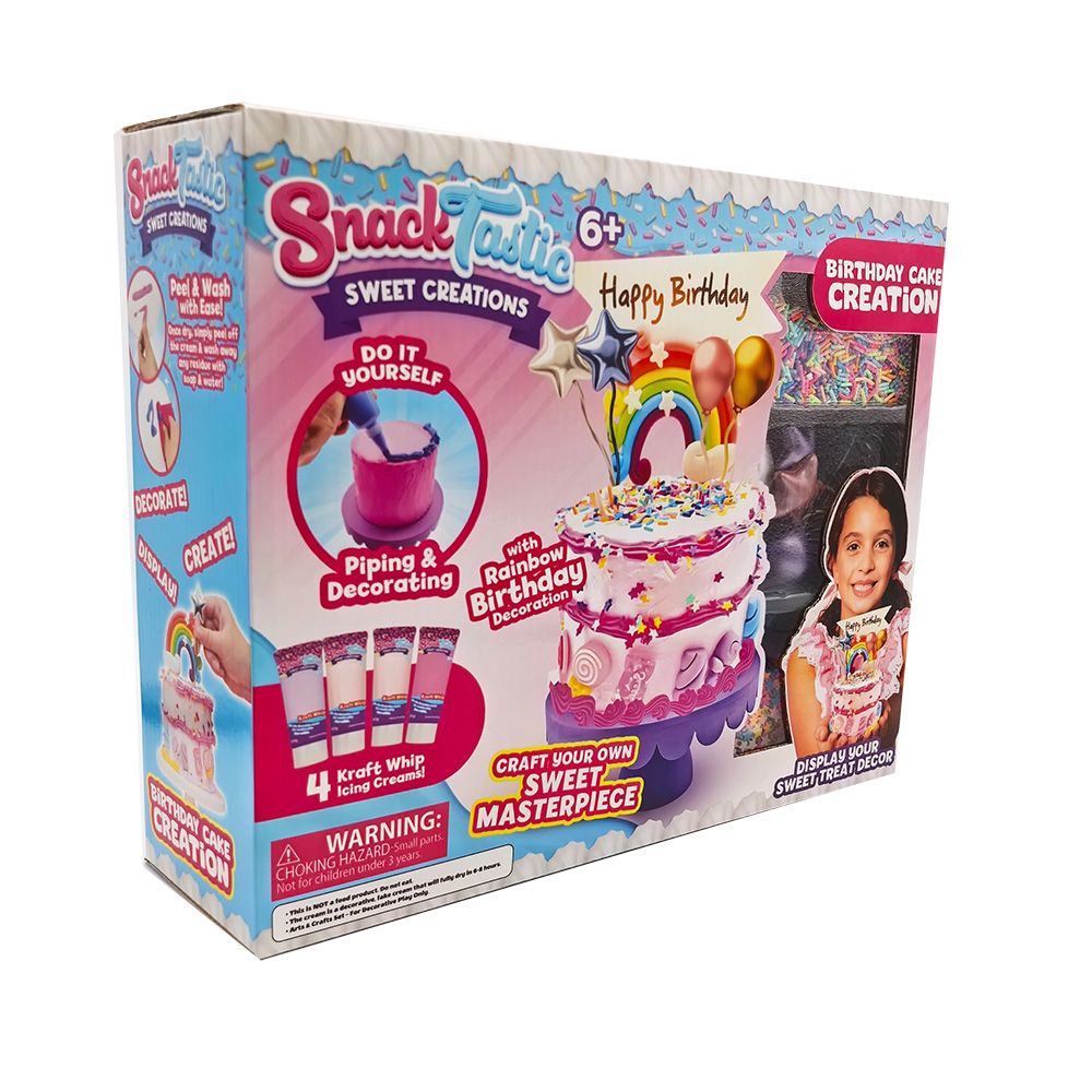 Snack Tastic Decorative Treats Birthday Cake