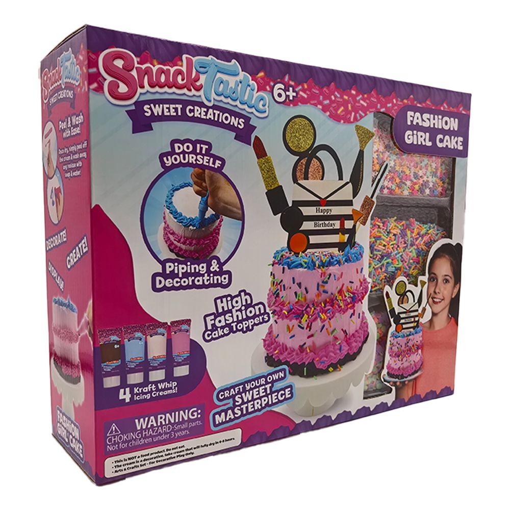 Snack Tastic Decorative Treats Cake Fashion Girl