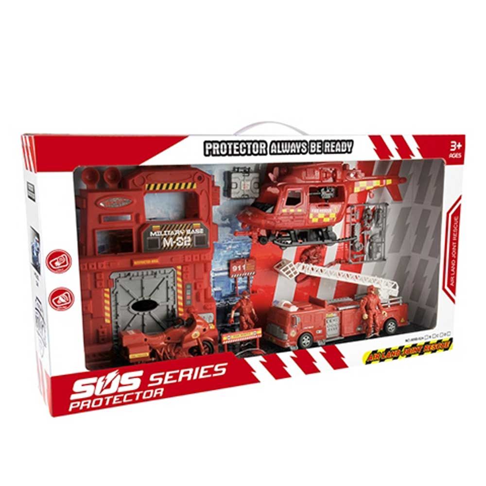 OCIE Fire Station with Helicopter