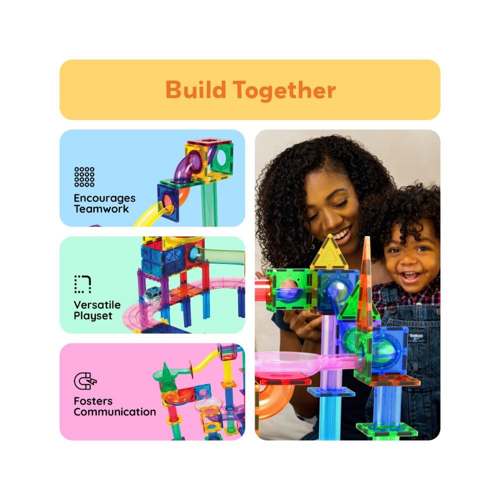 Picasso Magnetic Constructor Ball Track 3 in 1 108 pieces