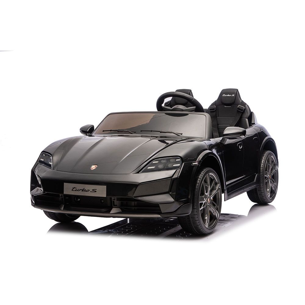 PINGHU Кола Акумулаторна PORSCHE TAYCAN 12V Черна BDM-0988-K