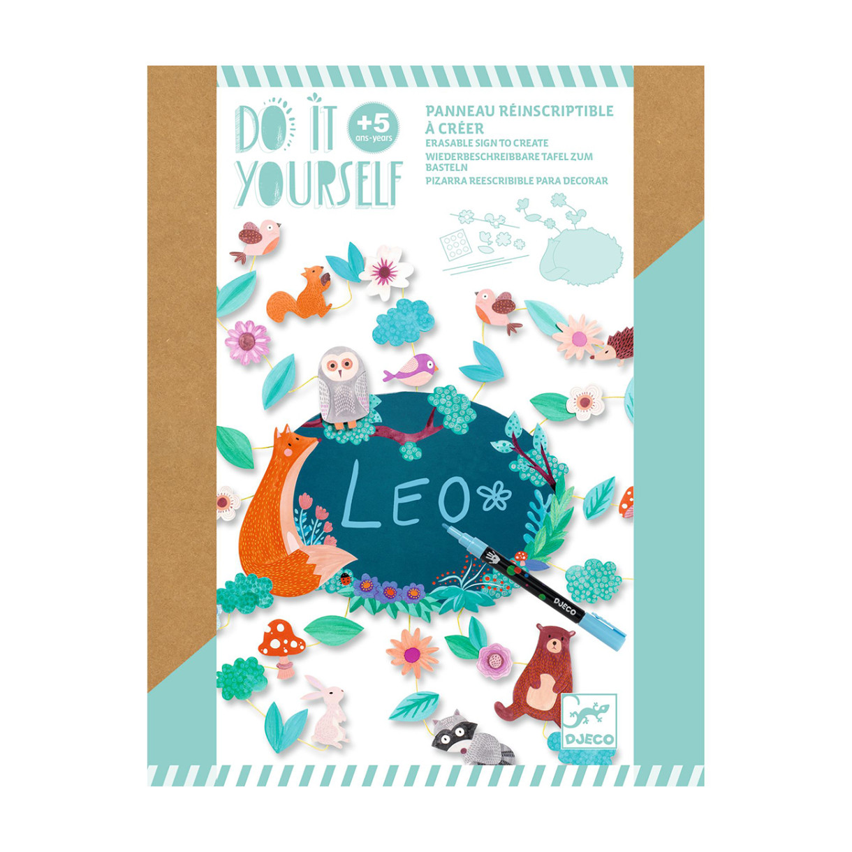 DIY Woodland Writing Board Kit