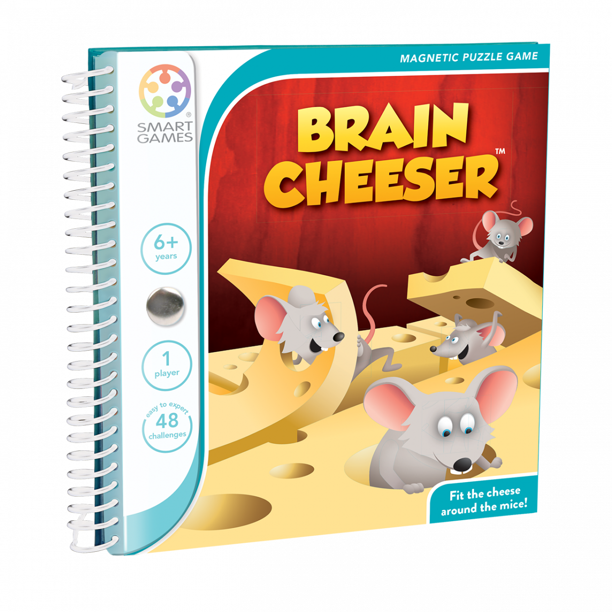 Логическа магнитна игра за път brain cheeser