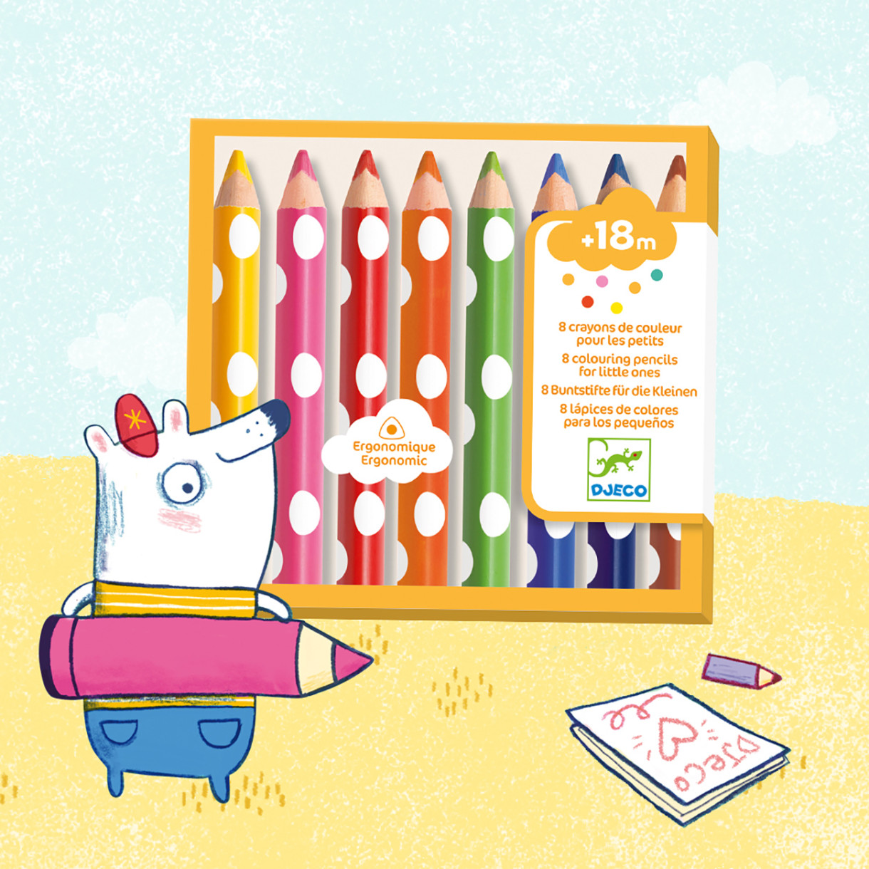 Coloring pencils for the little ones
