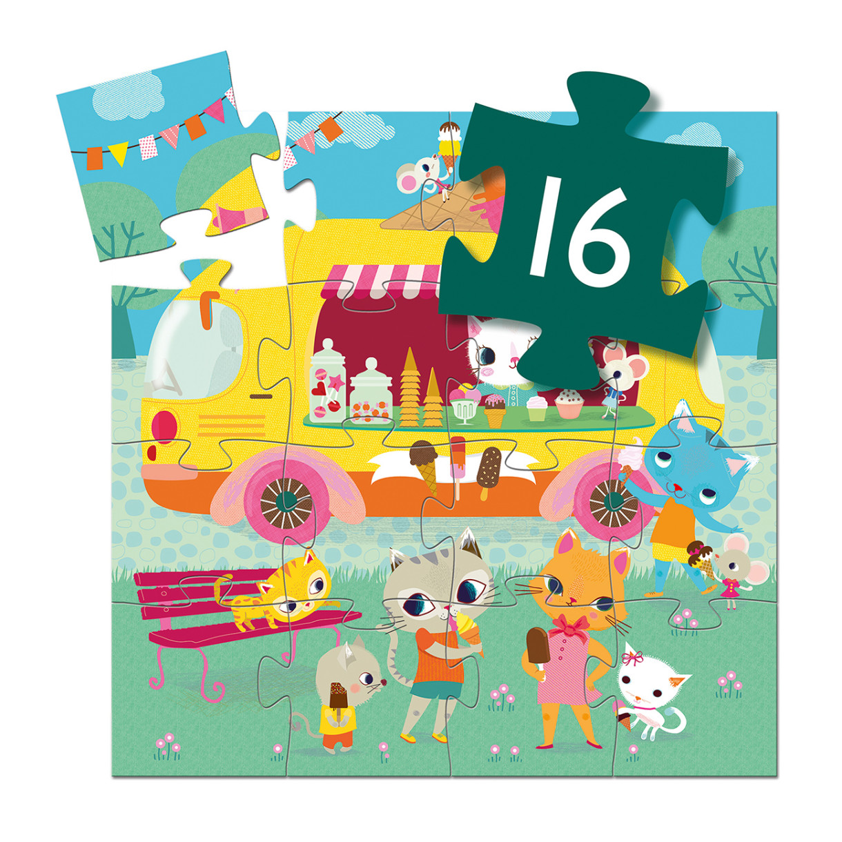 Ice cream truck puzzle