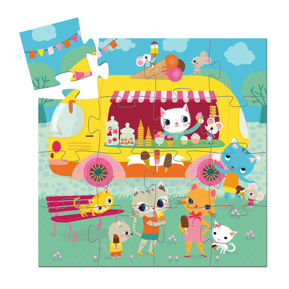 Ice cream truck puzzle