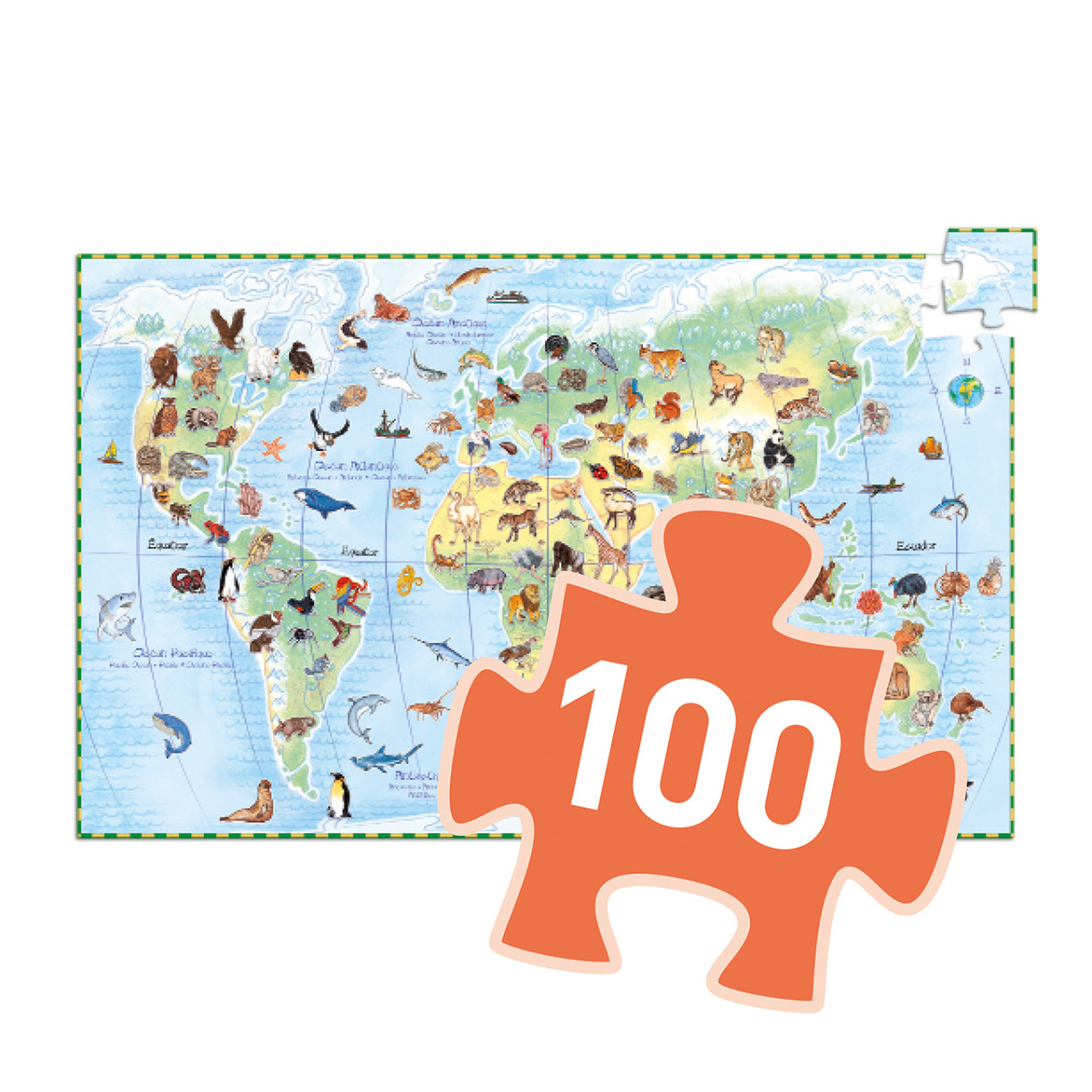 Пъзел животните по света