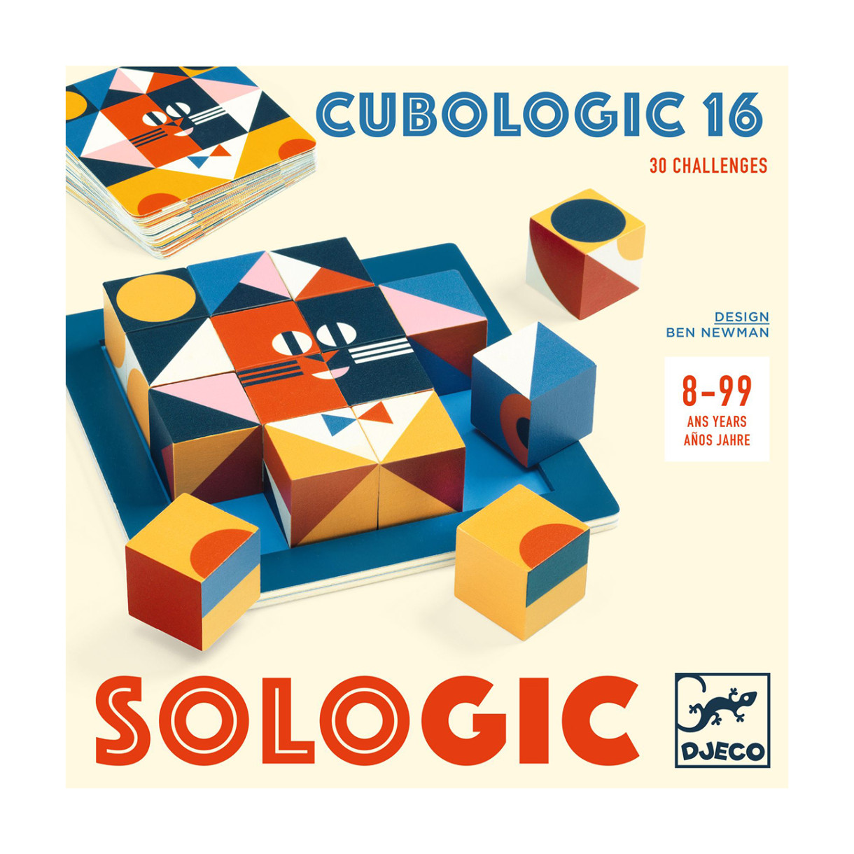 Cube logic puzzle game