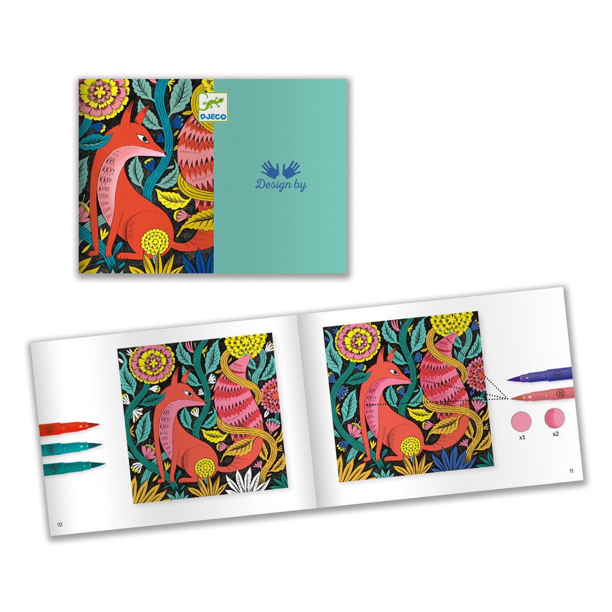 Комплект за рисуване 3Д фантастична гора