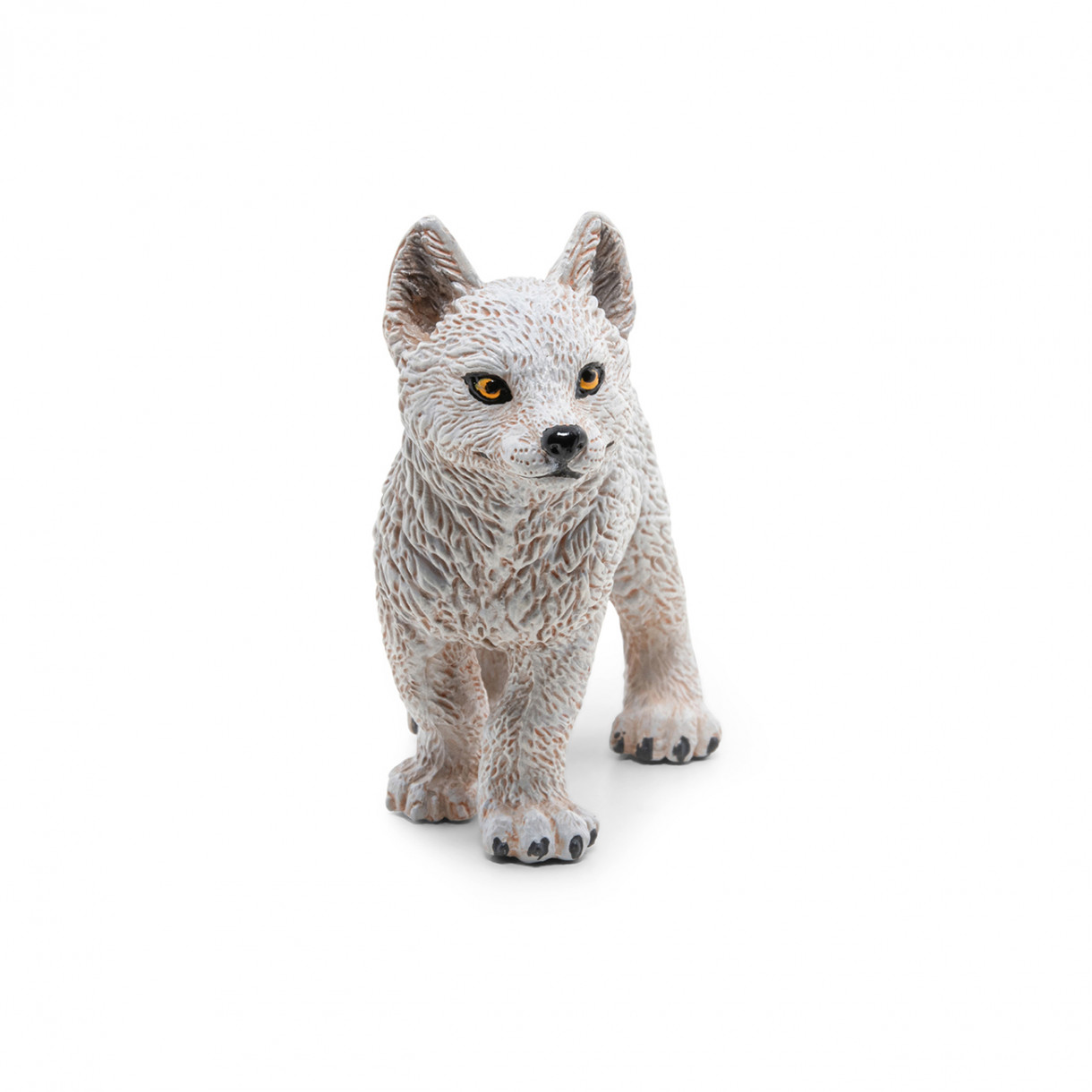 Small polar wolf figurine