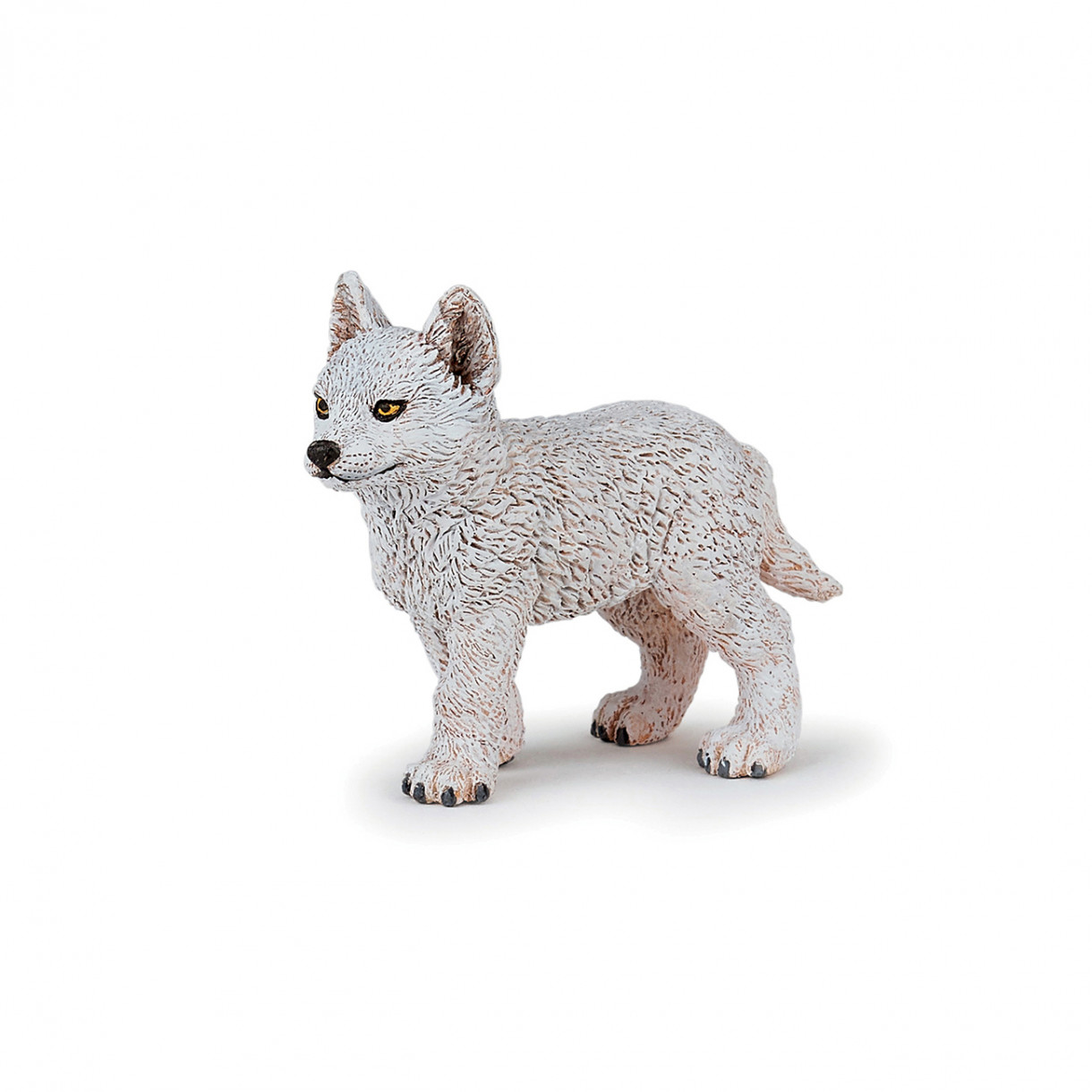 Small polar wolf figurine