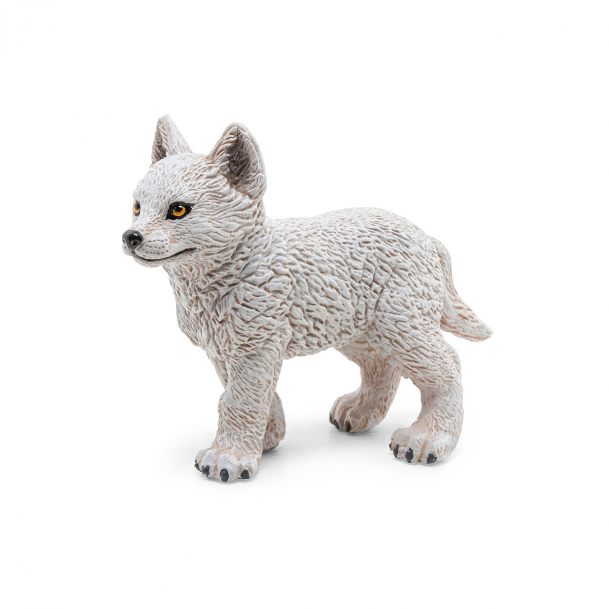 Small polar wolf figurine