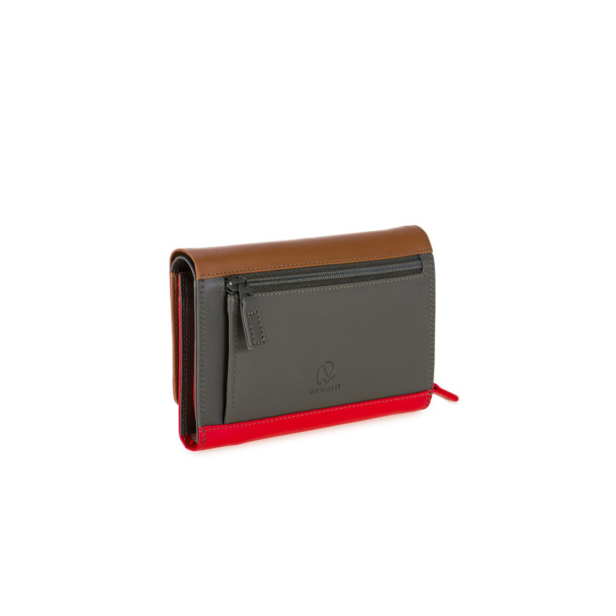 Medium flapover wallet Caramel color