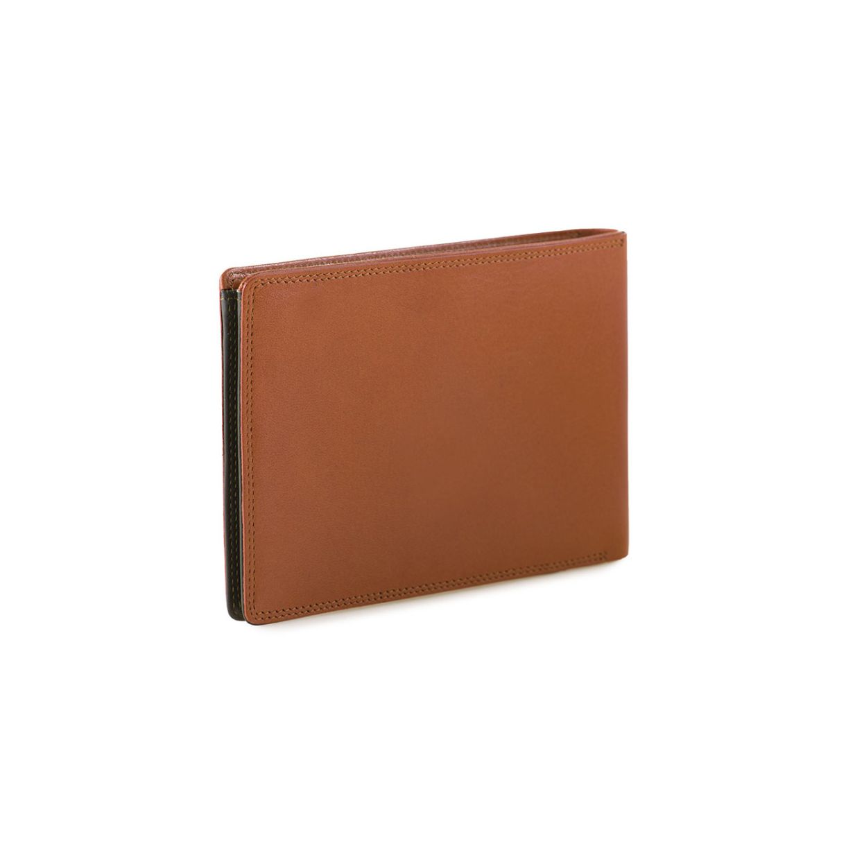 Wallet with RFID protection and passport pocket Color brown