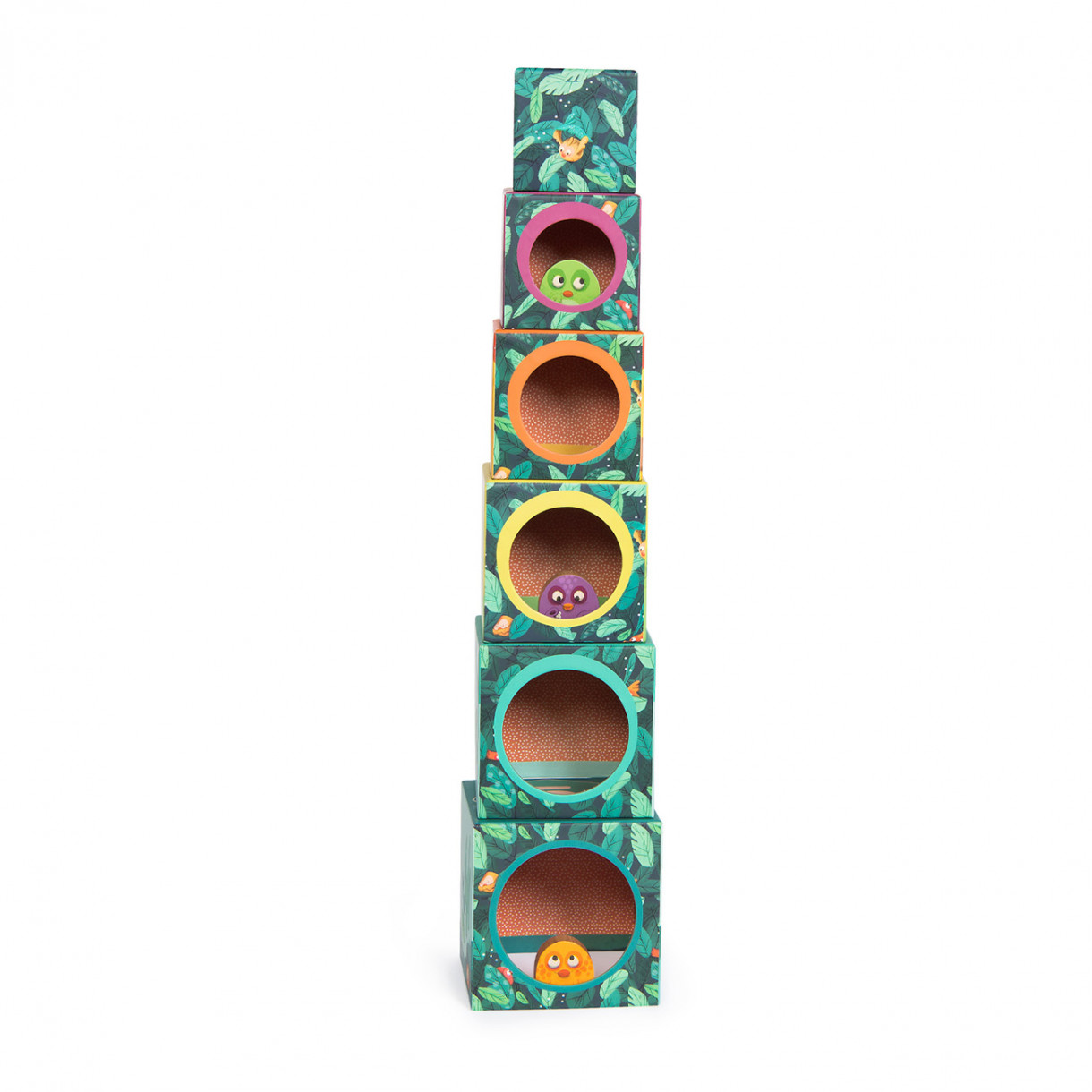 Cubes for kids in the jungle