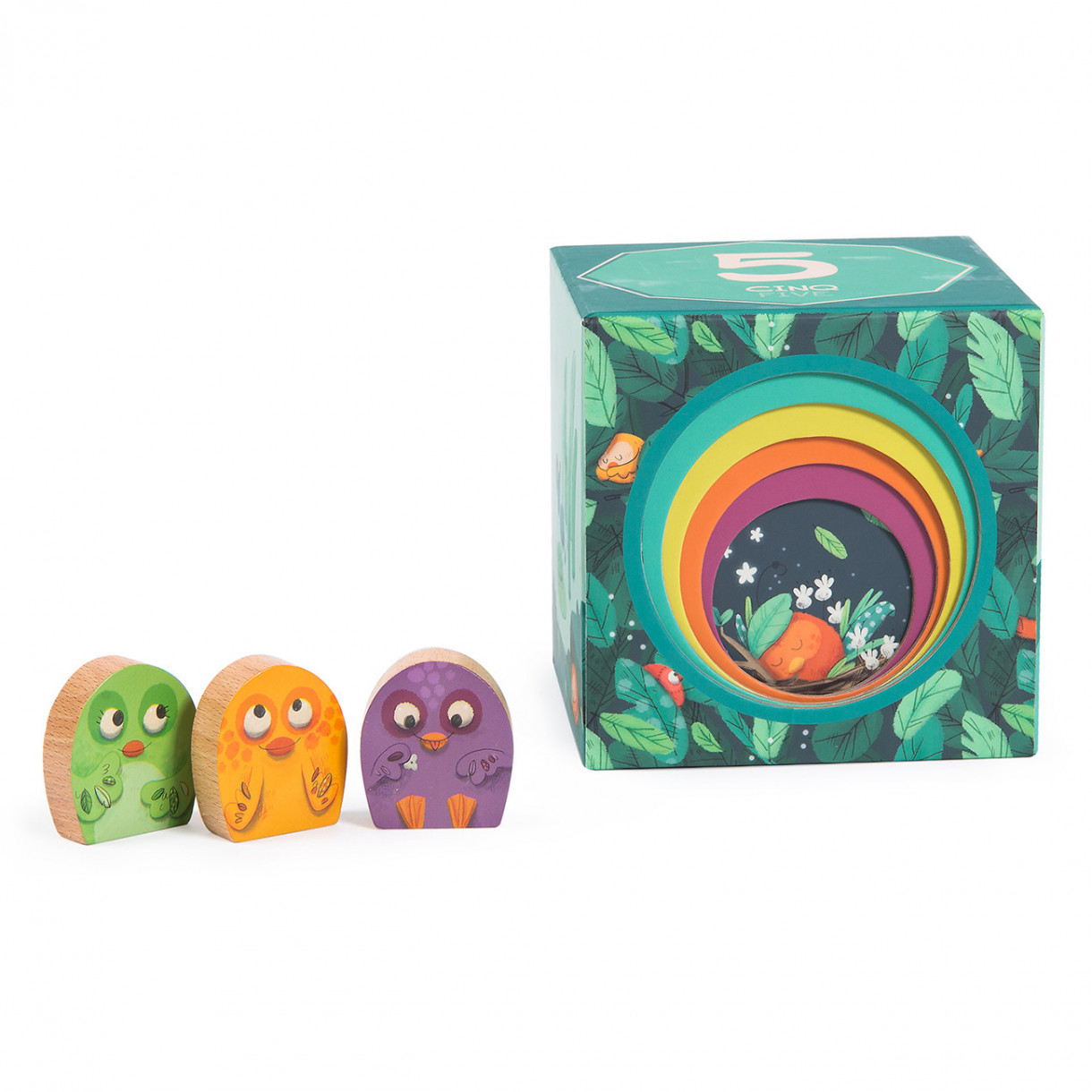 Cubes for kids in the jungle