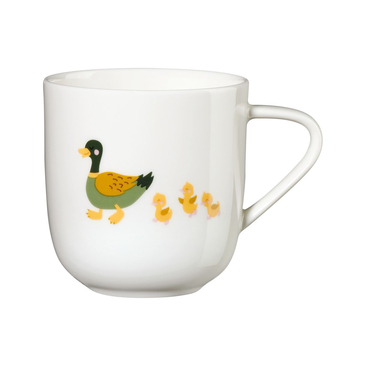 Children's cup of syrup Emil with ducklings