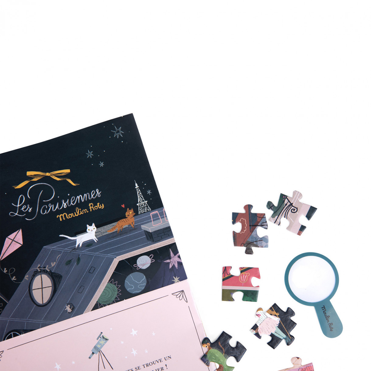 Puzzle the house in the city 200 pieces