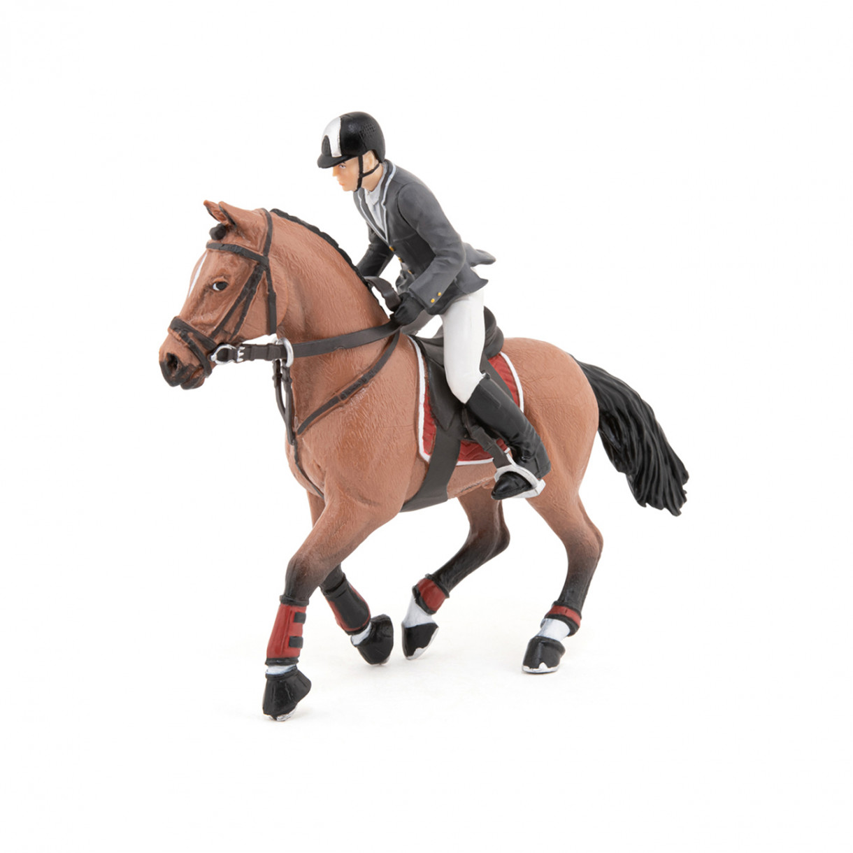 Horse figurine with rider
