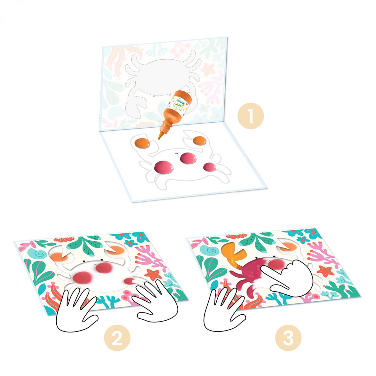 Coloring with templates magnificent animals