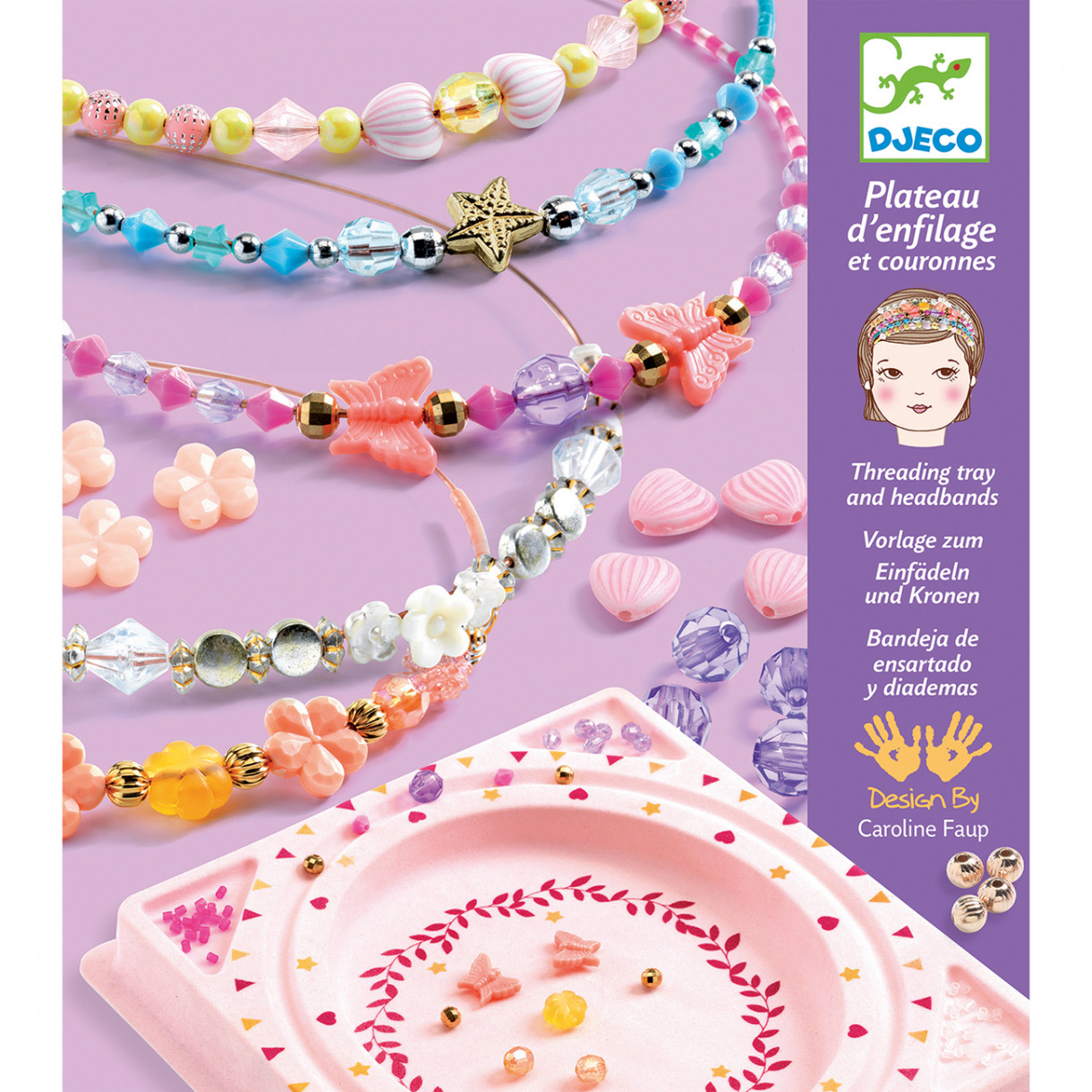Make beautiful tiaras with beads