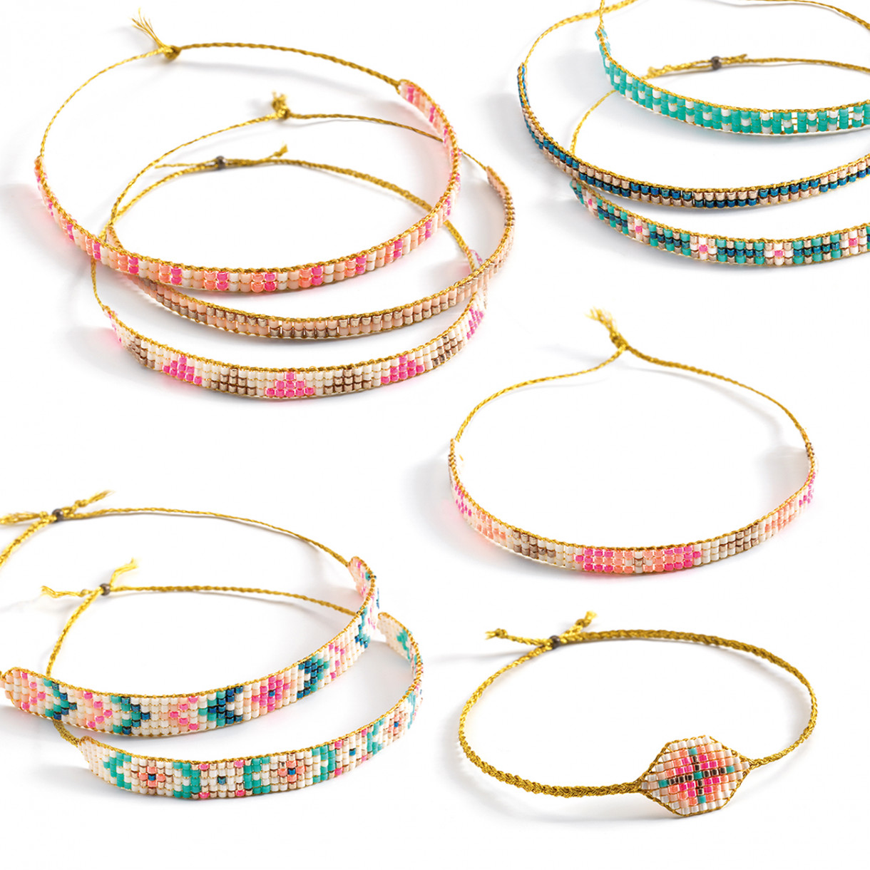 Create jewelry with small beads